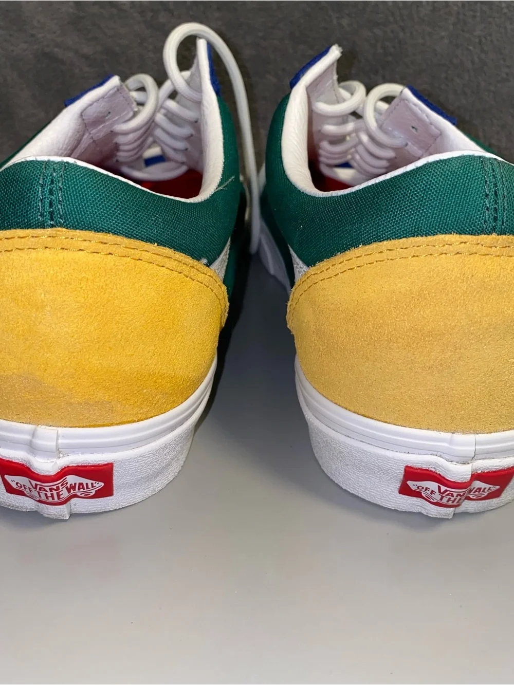Vans Old Skool Yacht Club Colorblock Men's Size 13 Blue Green Yellow WITH BOX